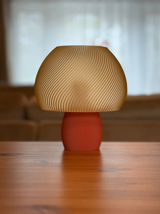 Rippled Mushroom Lamp