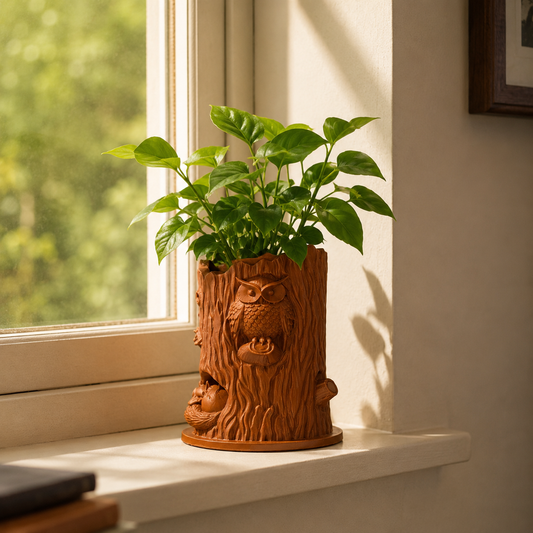 Woodland Hollow - Log Planter