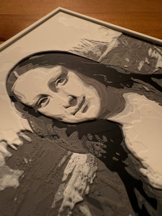 Mona Lisa Layered Art
