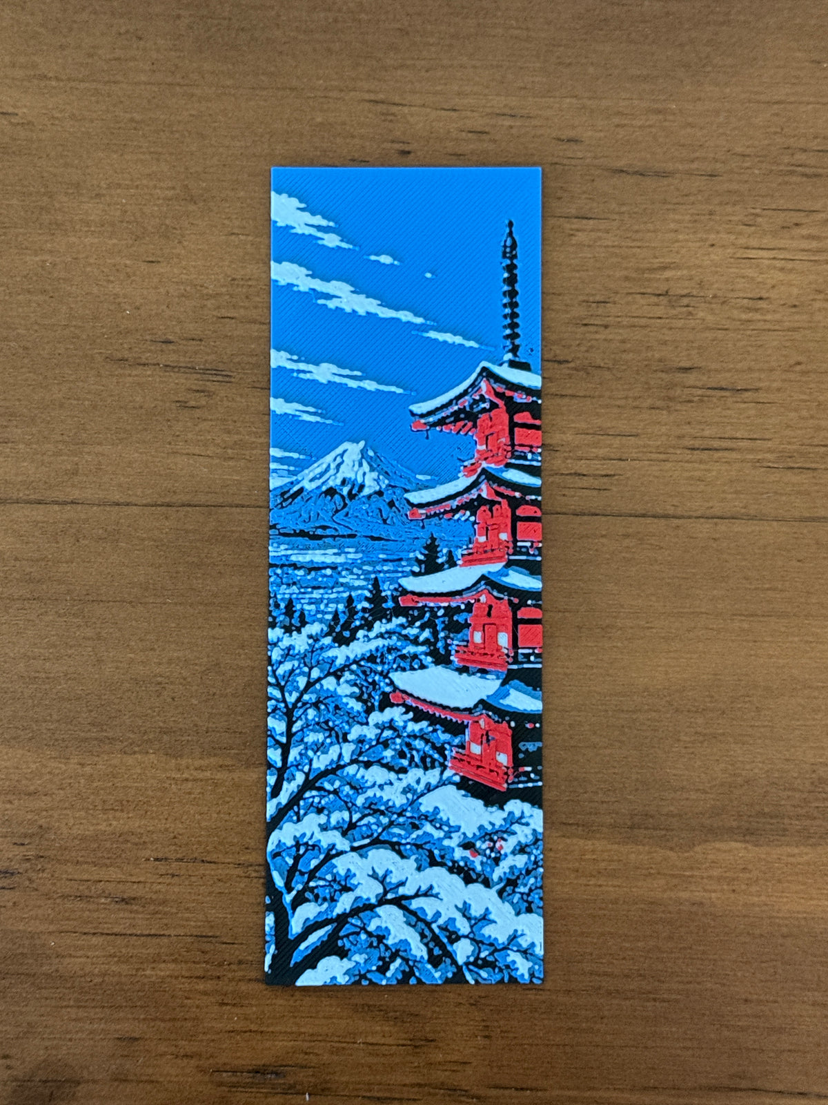 Mount Fuji 3D Bookmark