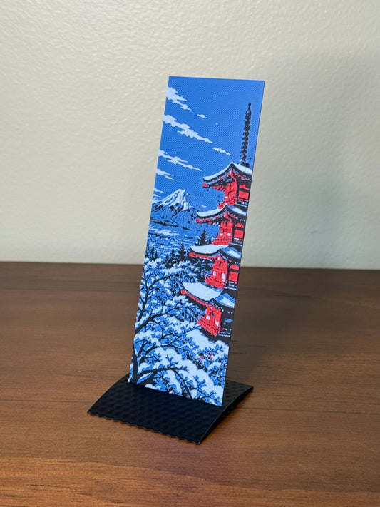 Mount Fuji 3D Bookmark