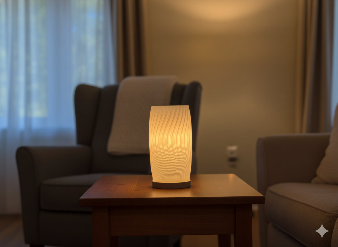 Flow Curve Lamp