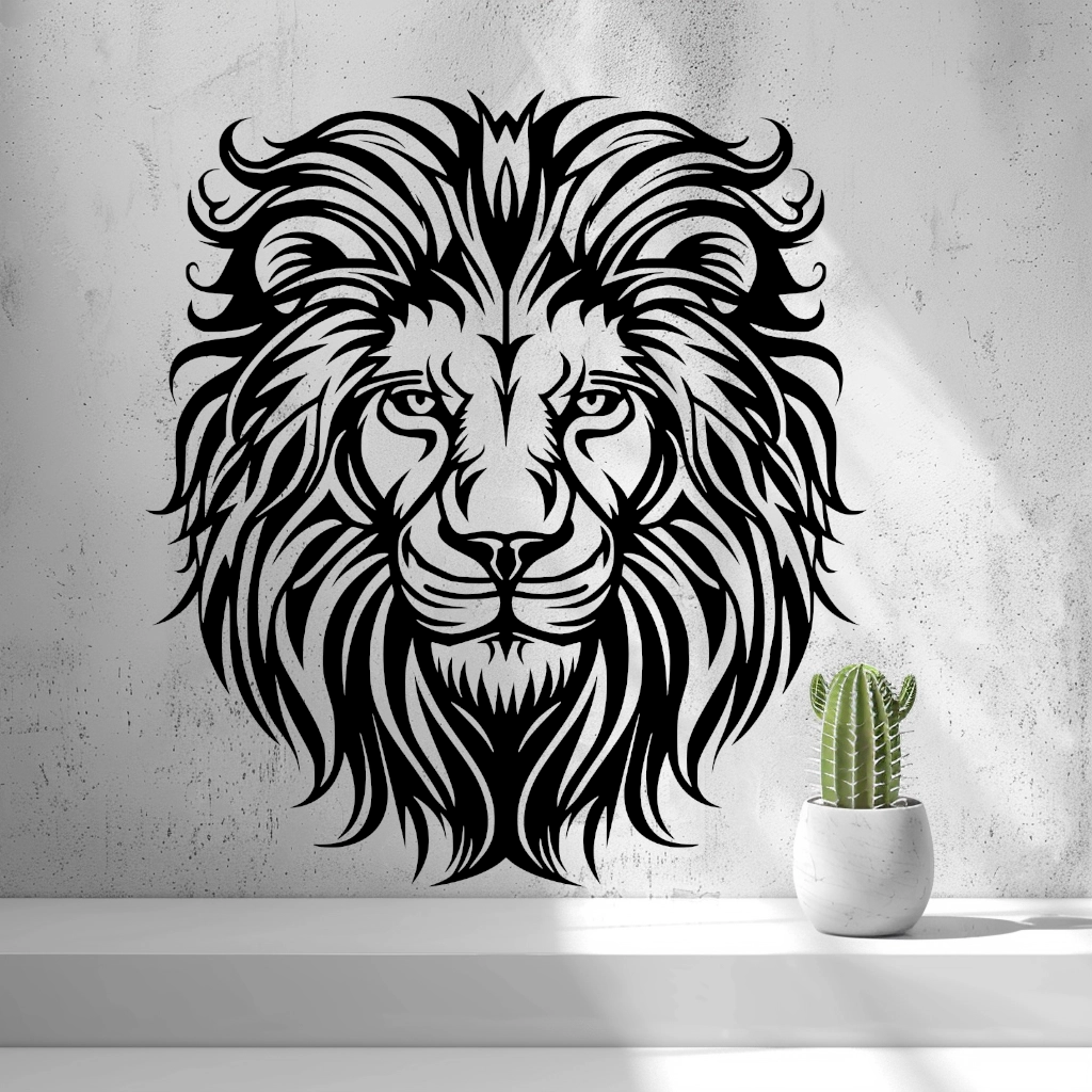 Lion Head Wall Art