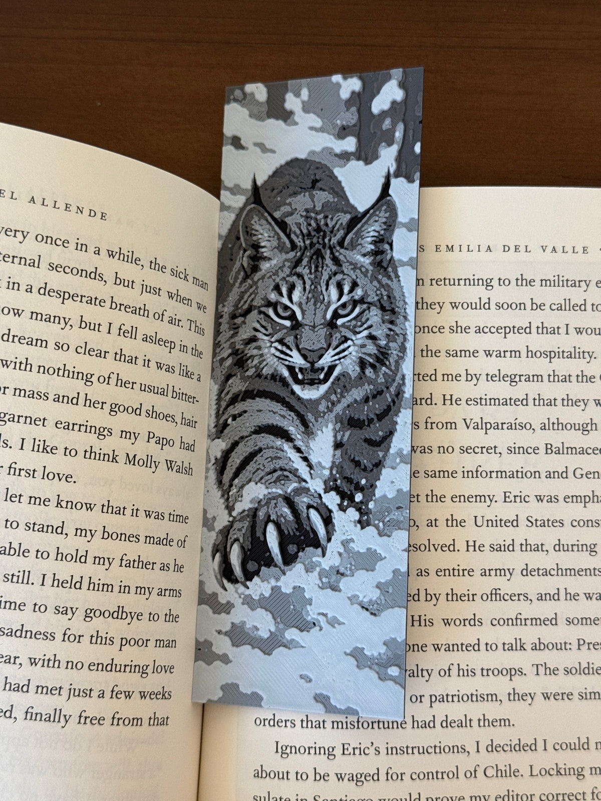 Bobcat 3D Bookmark