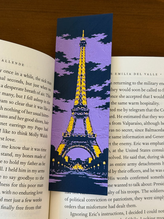 Eiffel Tower 3D Bookmark