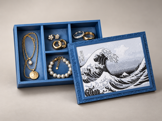 The Great Wave Jewelry Box