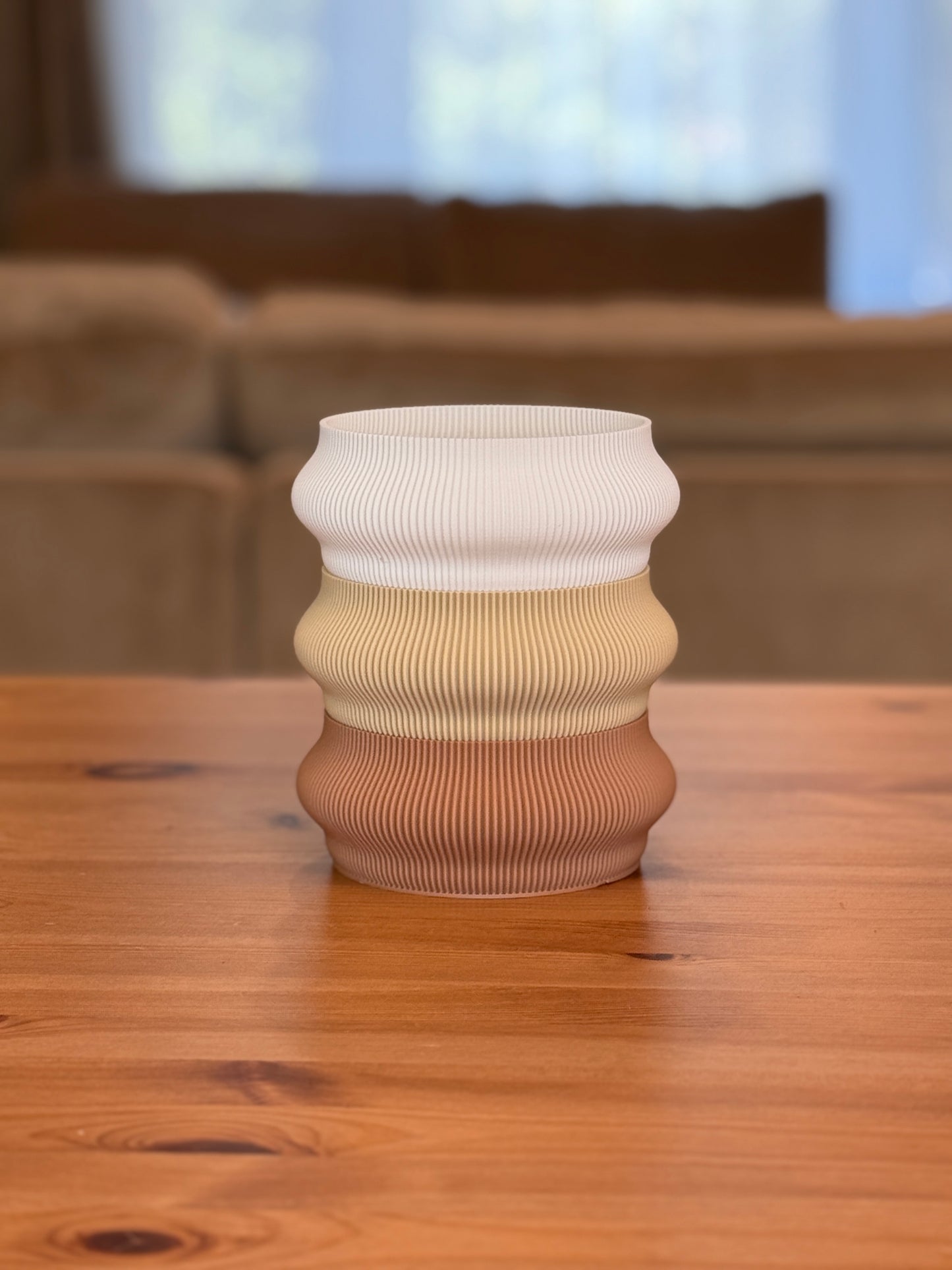 Isla Plate used as a modern decorative accent on a tabletop