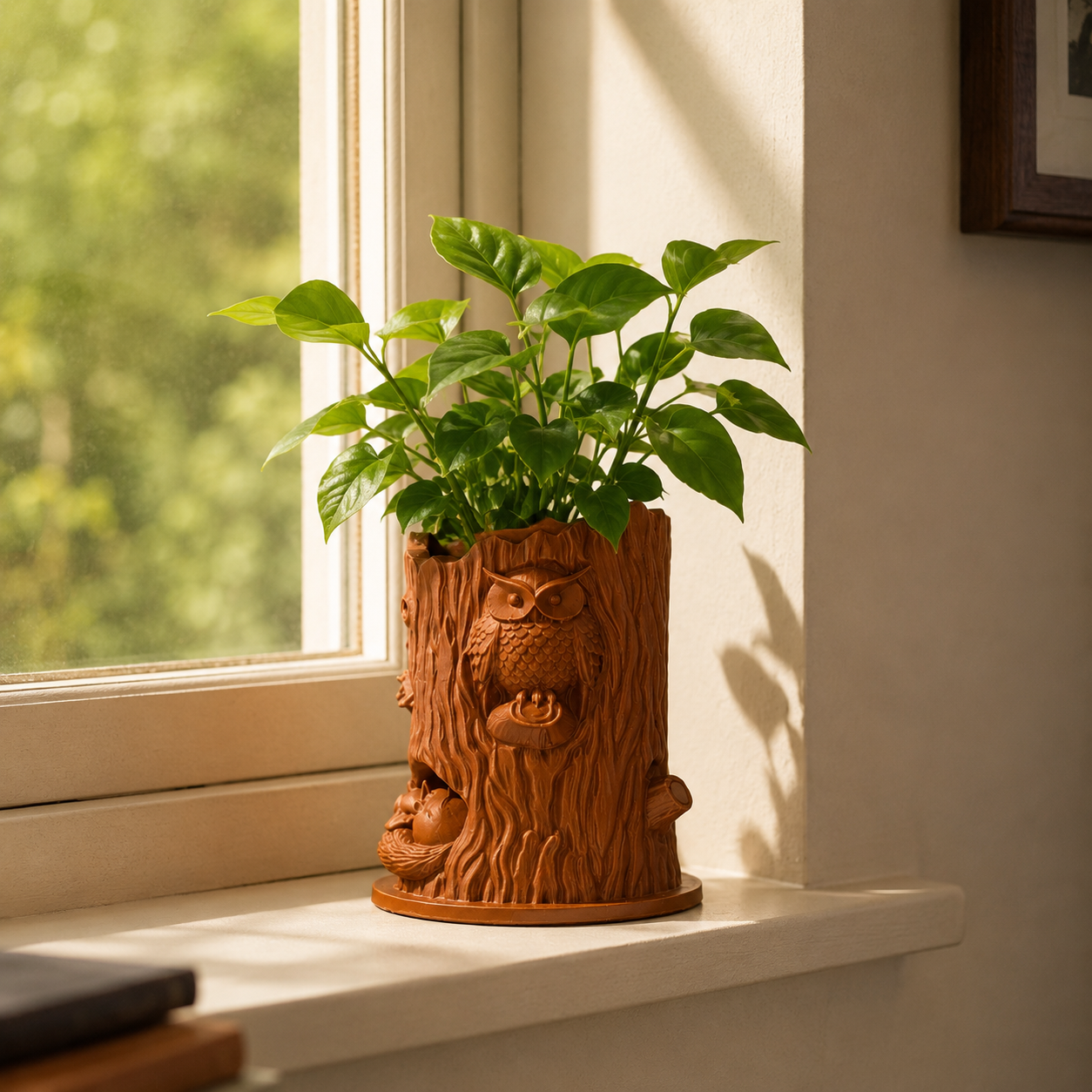 Woodland Hollow - Log Planter