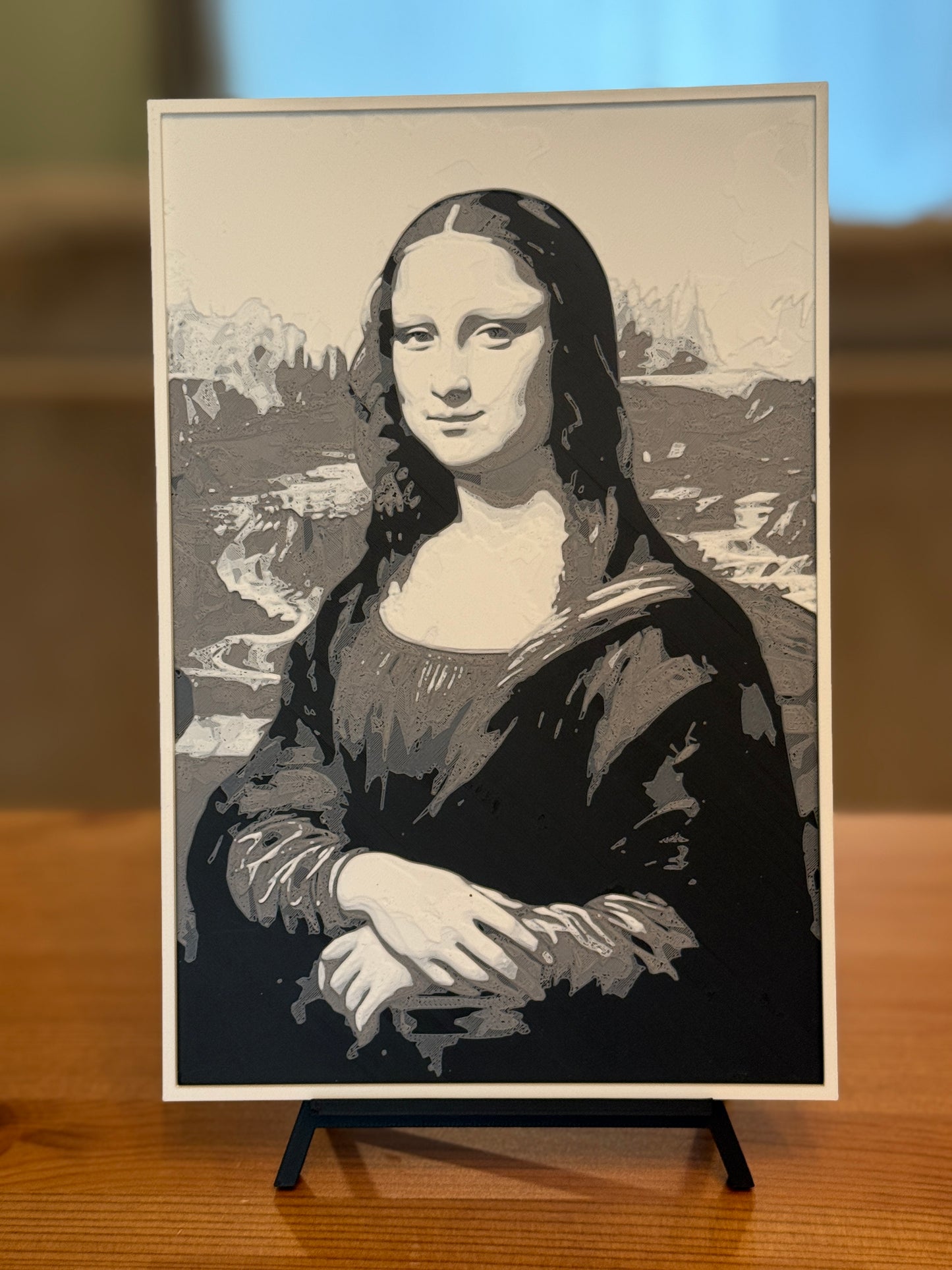 Mona Lisa Layered Art