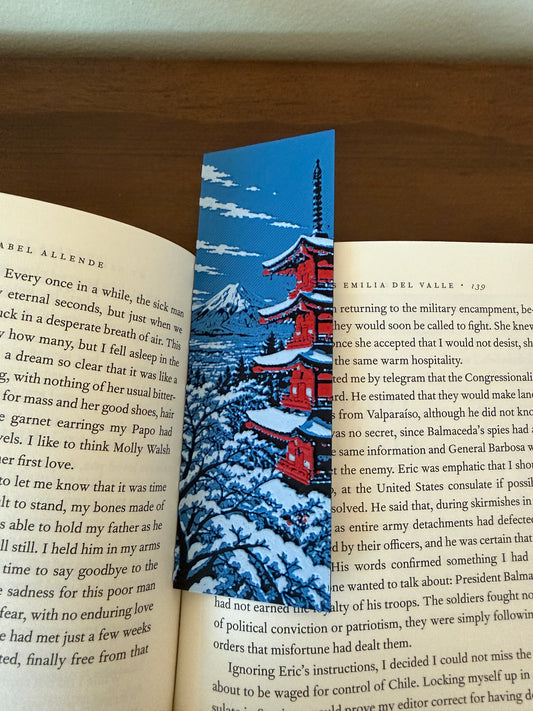 Mount Fuji 3D Bookmark