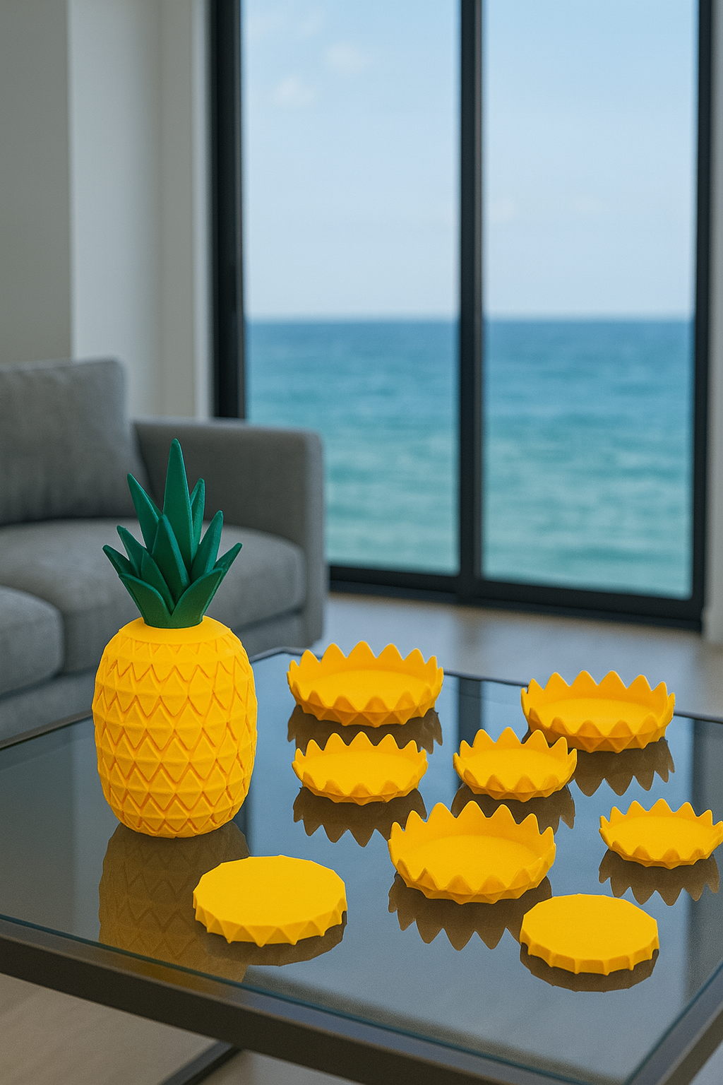 Pineapple Coasters