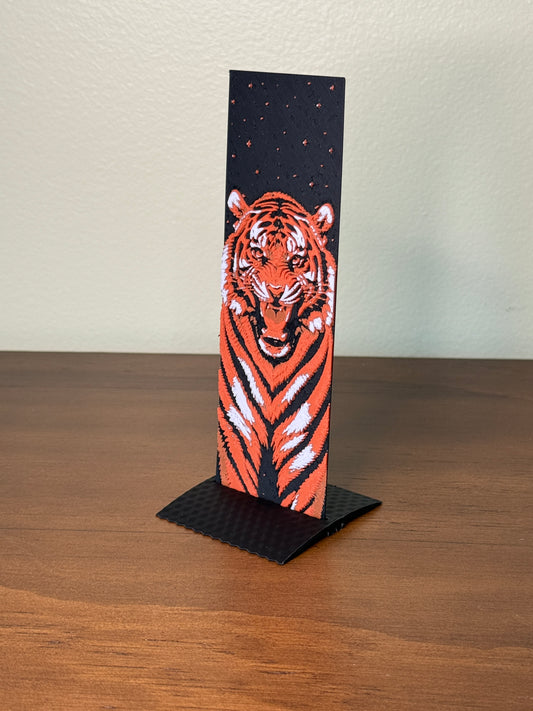 Roaring Tiger 3D Bookmark