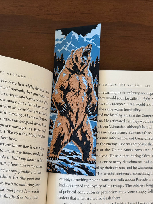 Roaring Bear 3D Bookmark
