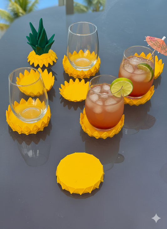 Pineapple Coasters