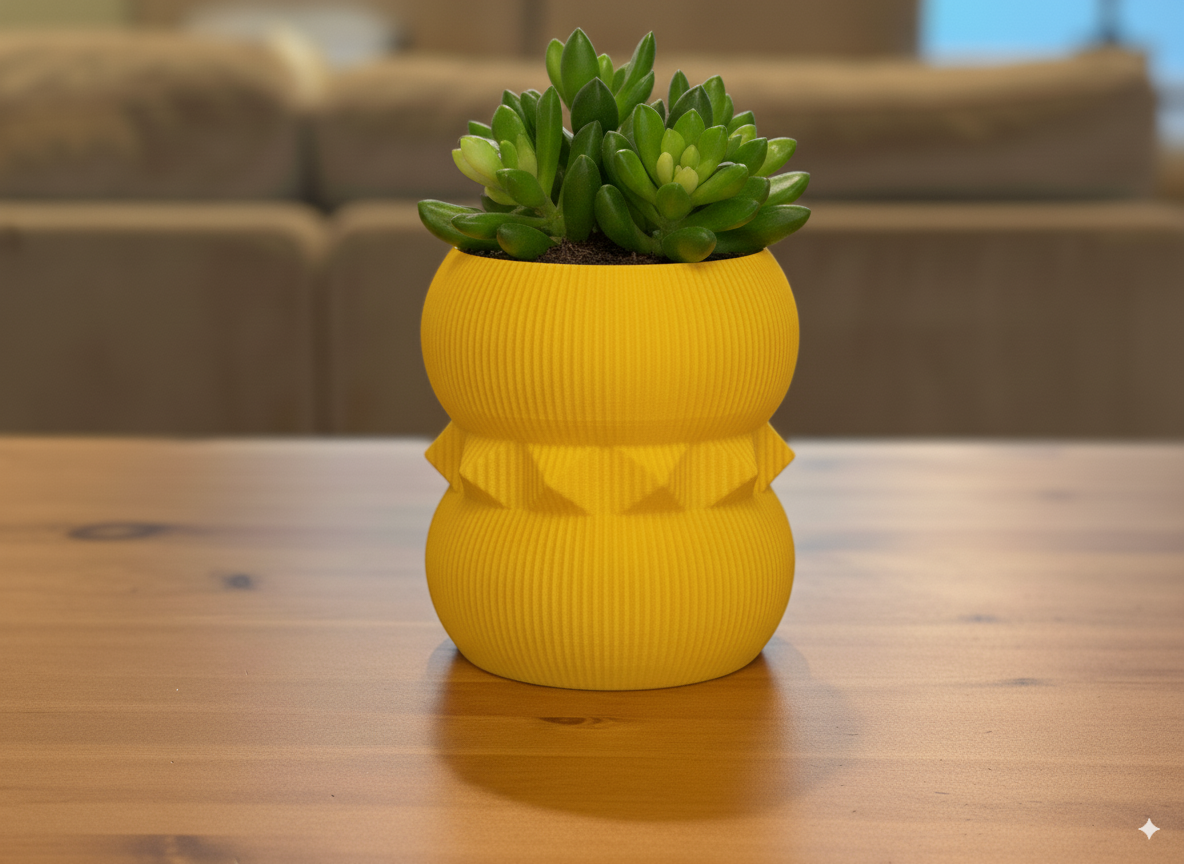 Sculptural Henrietta planter adding style to modern plant décor