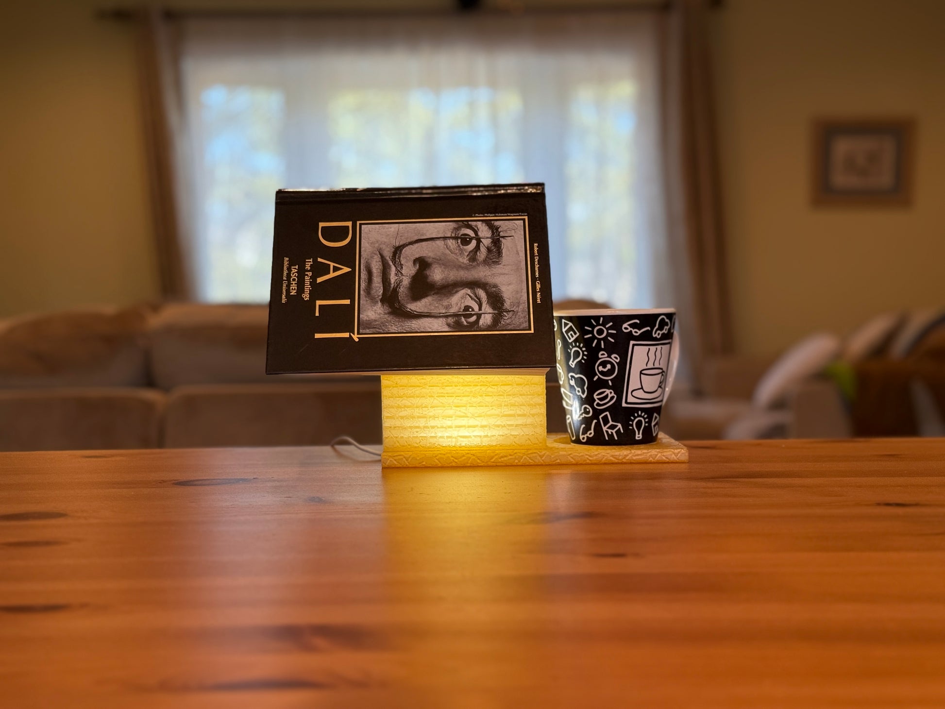 Contemporary House of Books Lamp blending literary inspiration and modern lighting