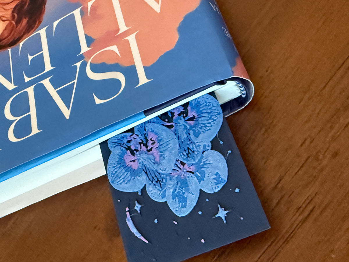 Midnight Orchid 3D Bookmark