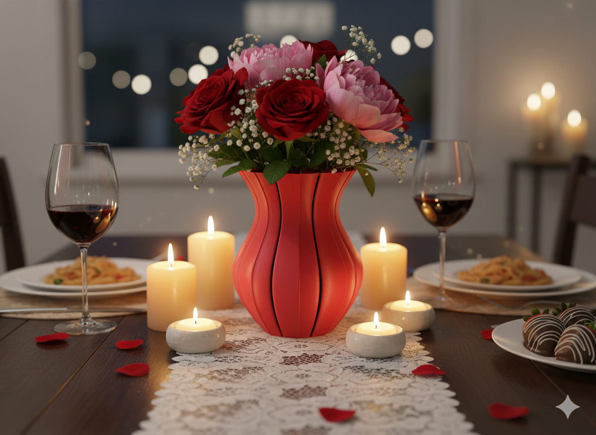 Heart Petal Vase