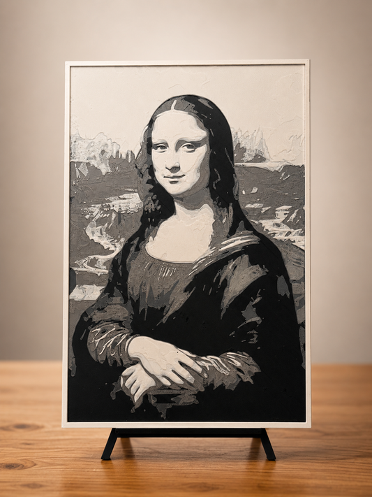 Mona Lisa Layered Art