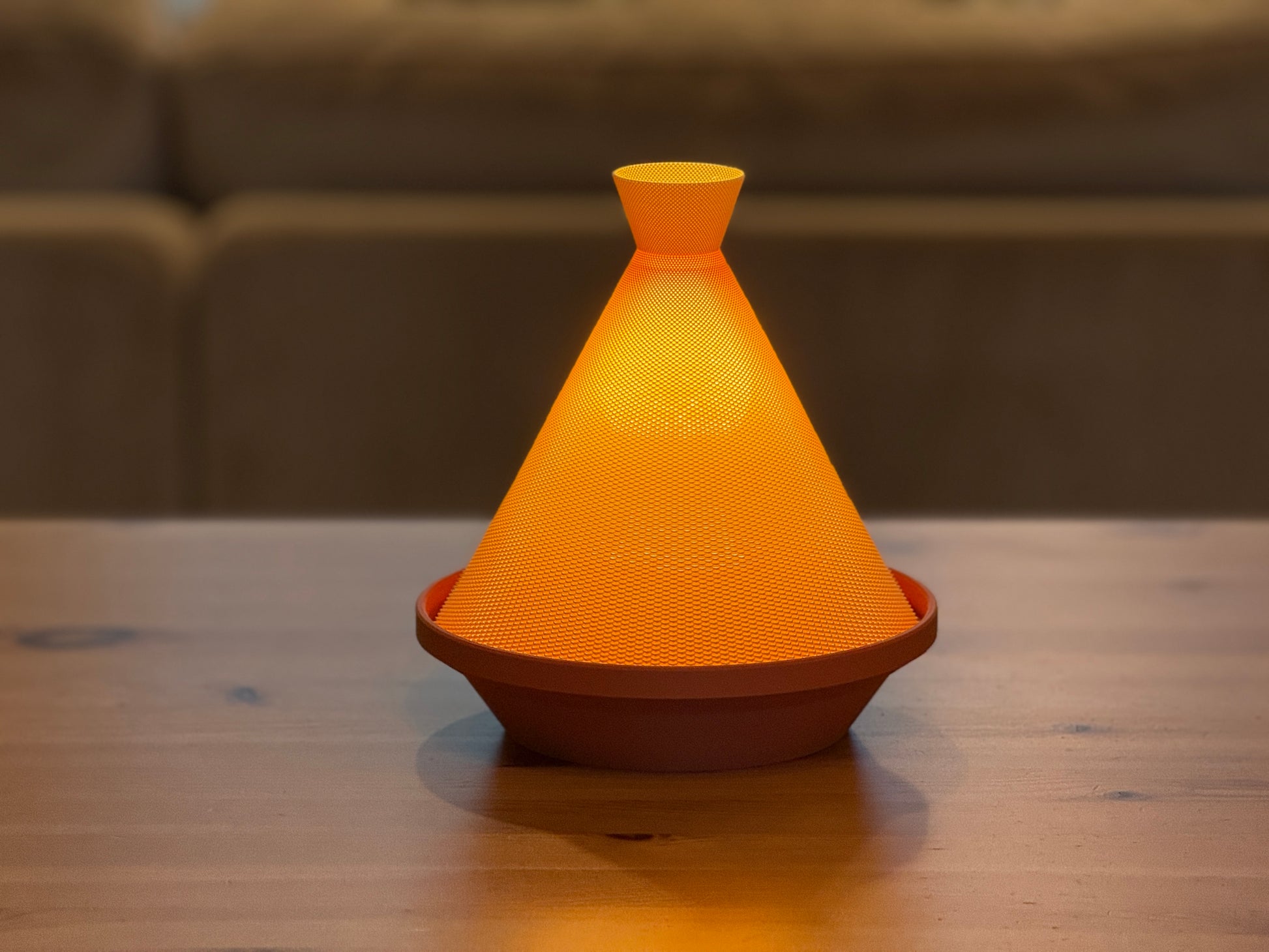 Nour Tajine Lamp sculptural ambient lighting for contemporary interiors