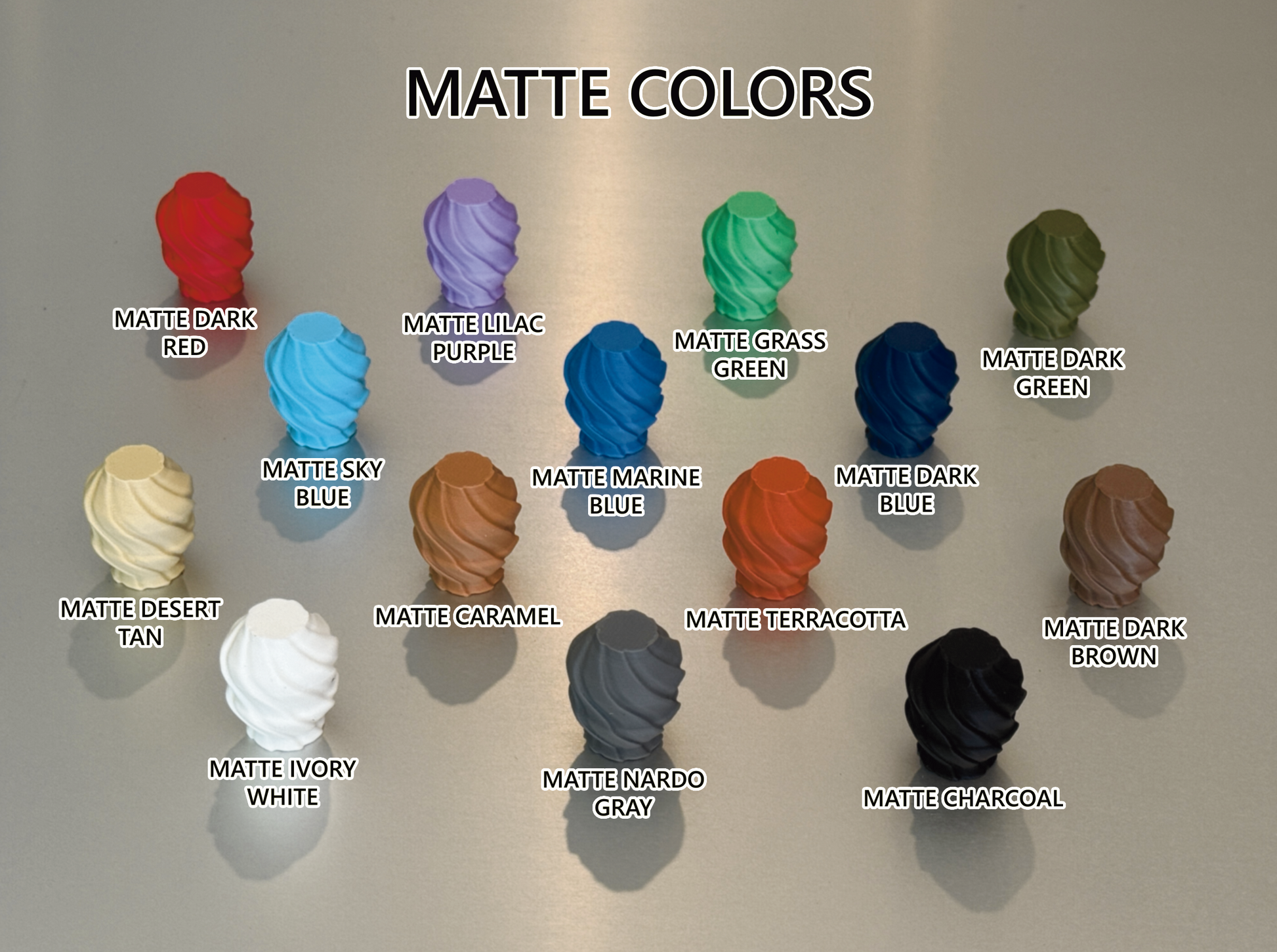 Tronco Vase available in multiple colors and decorative finishes.