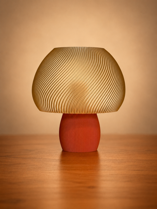 Rippled Mushroom Lamp
