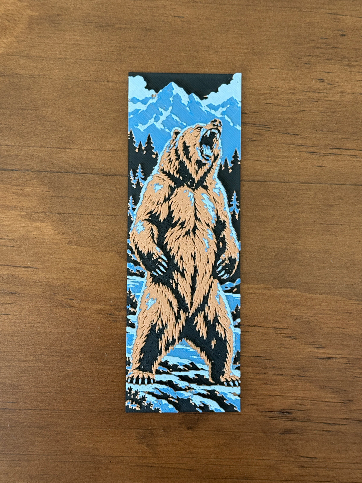 Roaring Bear 3D Bookmark