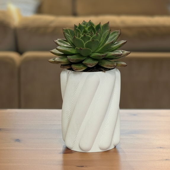 Sculptural Spaghetti planter adding character to modern plant décor