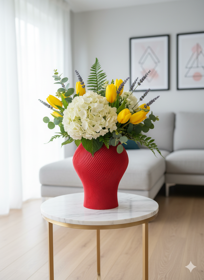 Spiral Bloom Vase