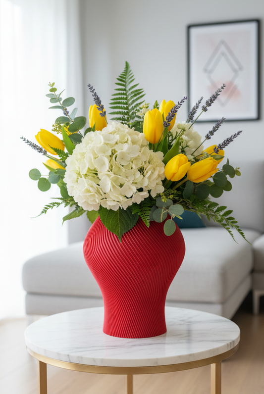 Spiral Bloom Vase