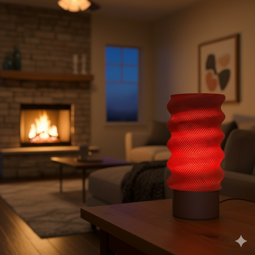 Springy Adaptive Lampshade